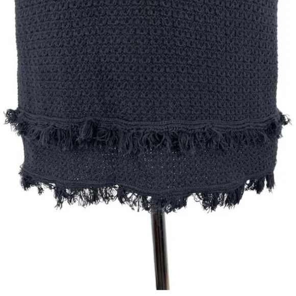 J.Crew Black Fringe Sweater vest - Picture 2 of 4